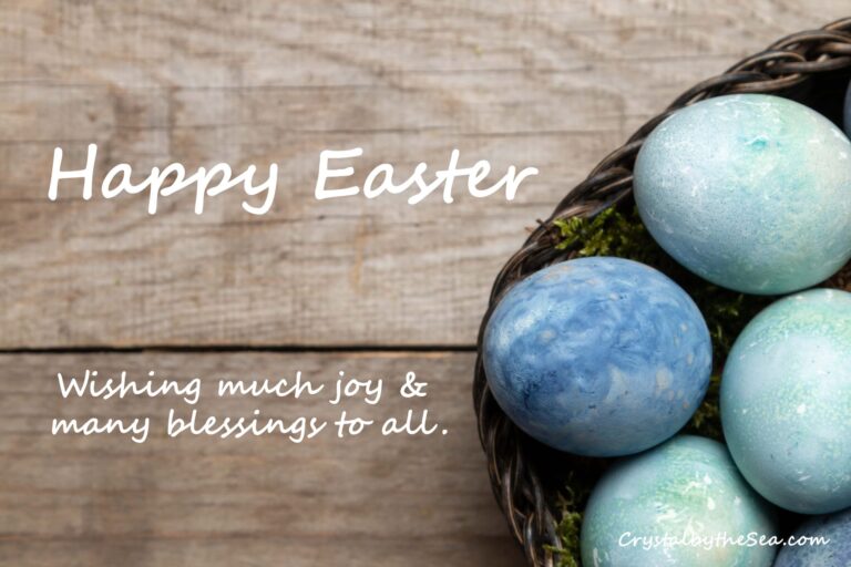 Easter eggs blue