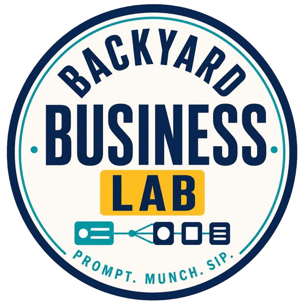 Backyard Business Lab — Prompt. Munch. Sip. at Crystal by the Sea in Navarre
